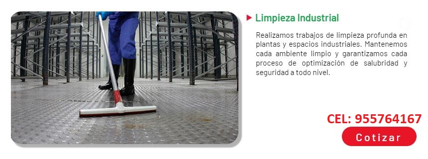 LIMPIEZA INDUSTRIAL