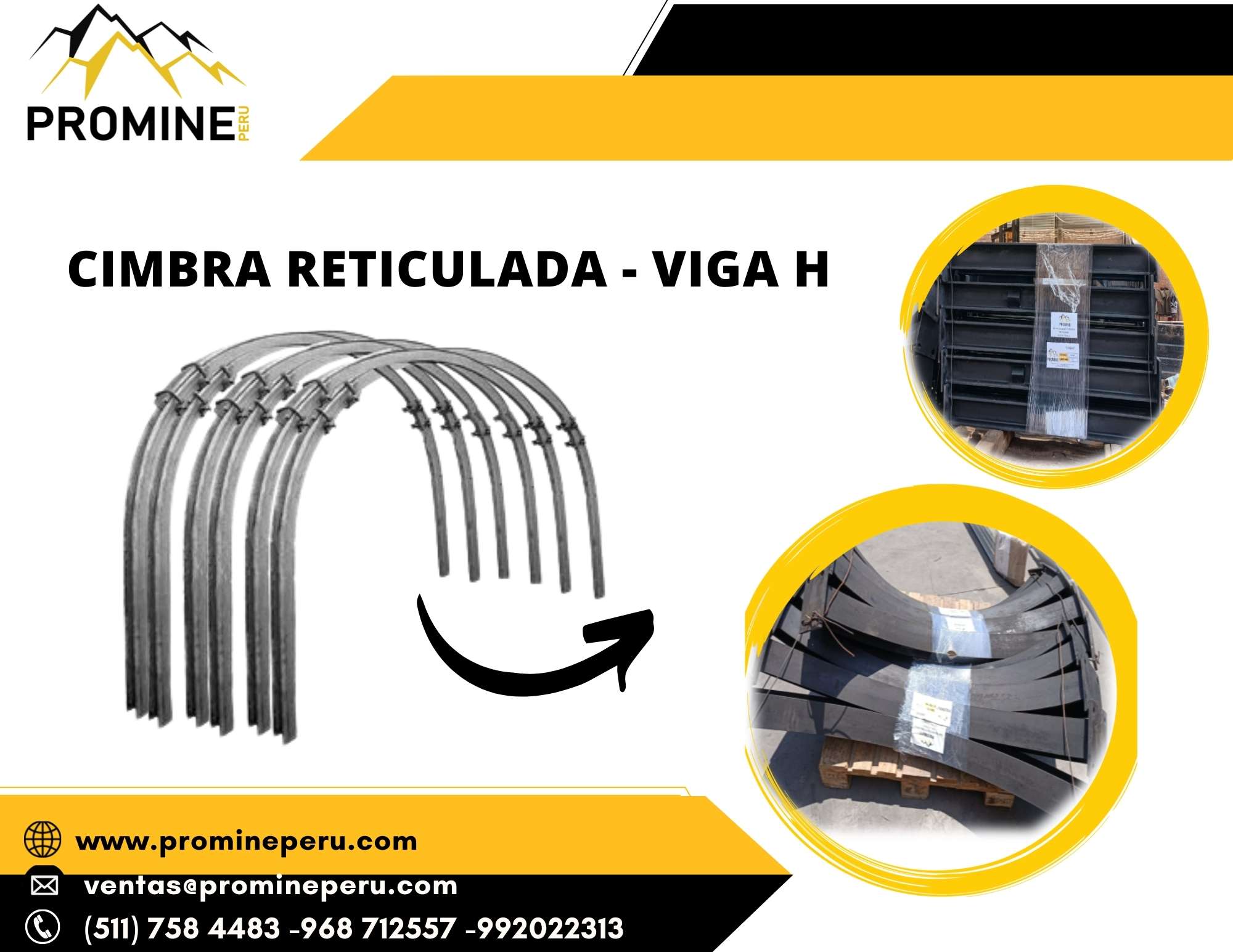 VIGAS H4-H5 ESTRUCTURA METALICA CIMBRAS