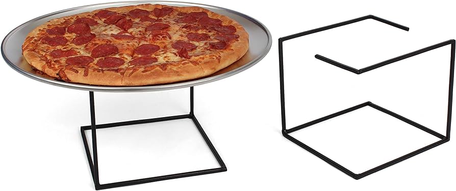 SOPORTE PARA PIZZA PERSONAL ACERO INOXIDABLE