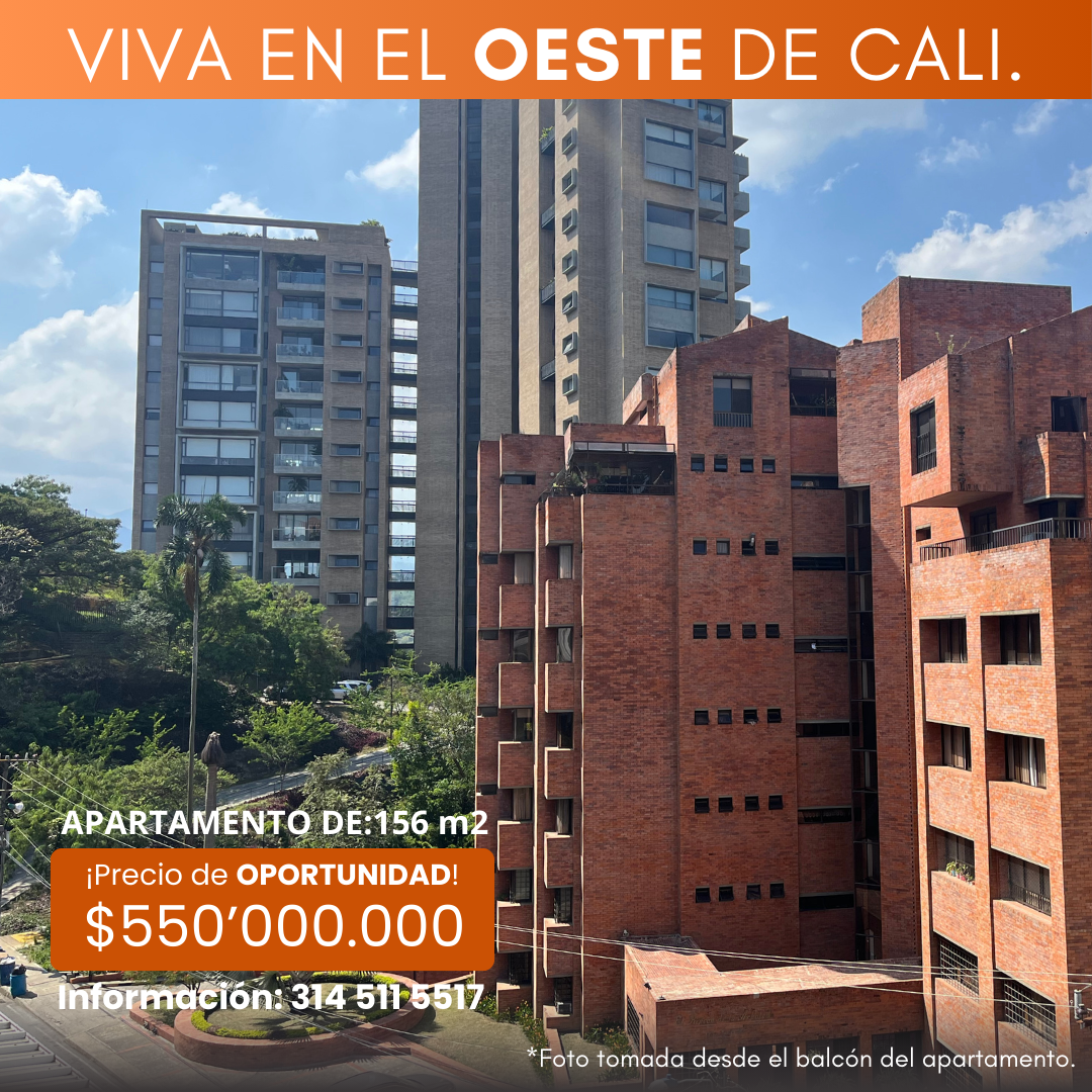 Venta apartamento Cali - Oeste