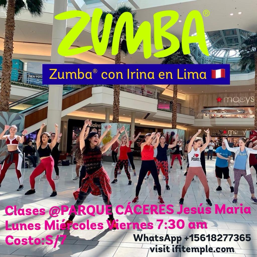 Increible calidad clase baile Zumba Lima en sala 1 hora gratis 