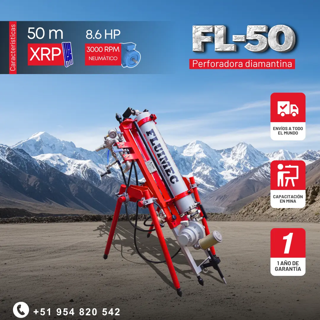 PACKSACK NEUMÁTICA FL-50 equipos para mineria 