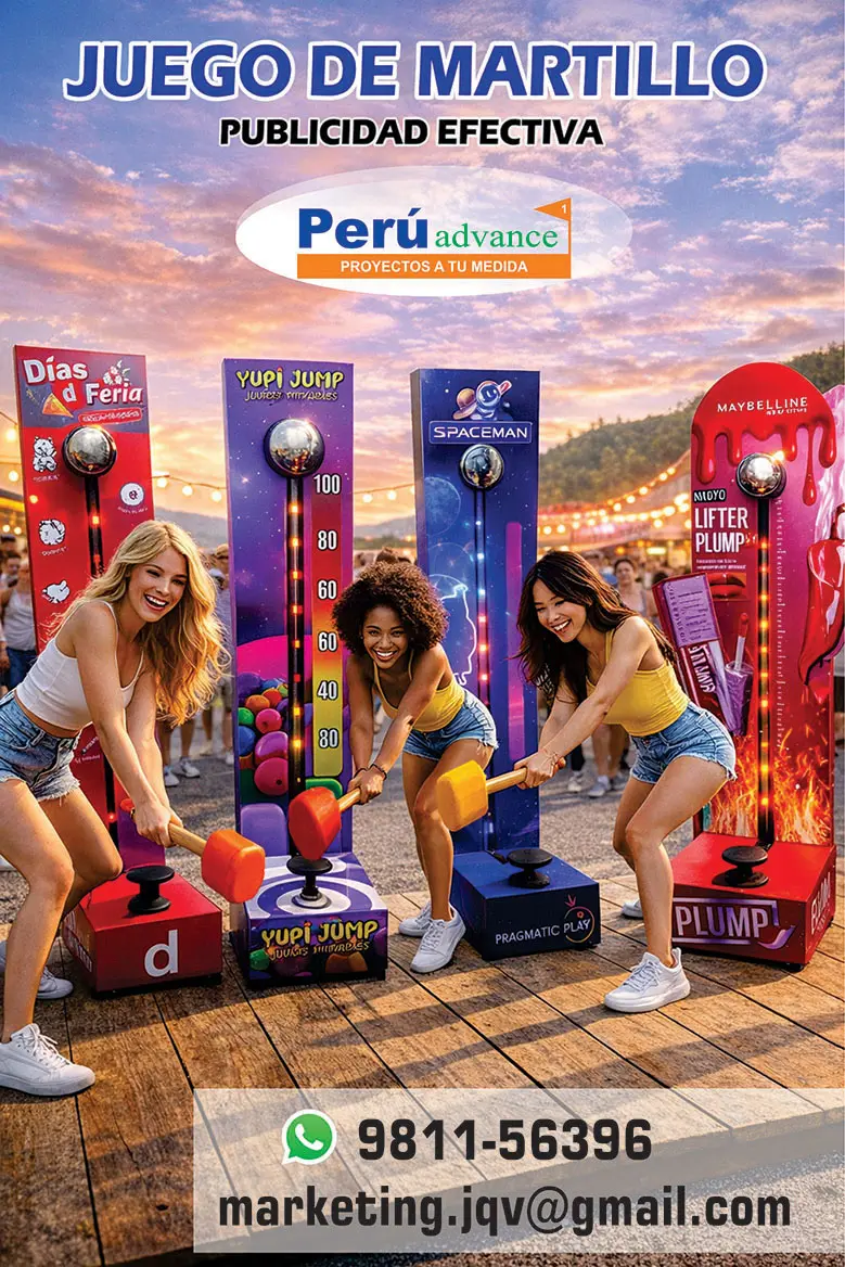 Juego de Martillo de Fuerza para eventos Corporativos