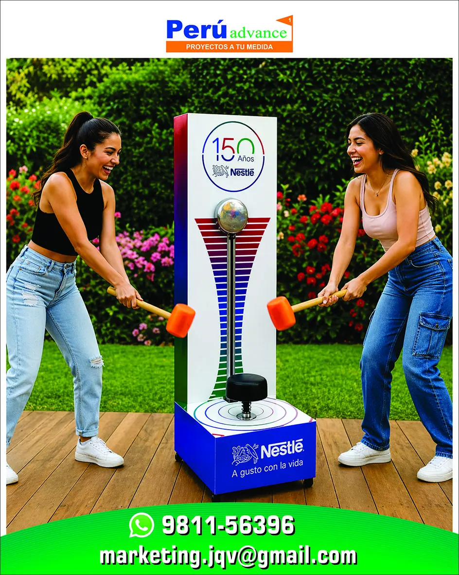 Juego de Martillo de Fuerza para eventos Corporativos
