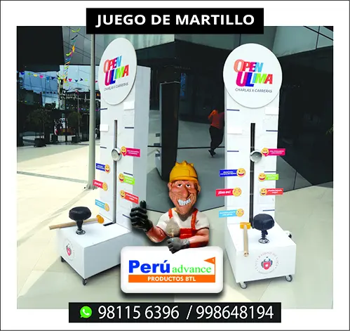 Juego de Martillo de Fuerza para eventos Corporativos