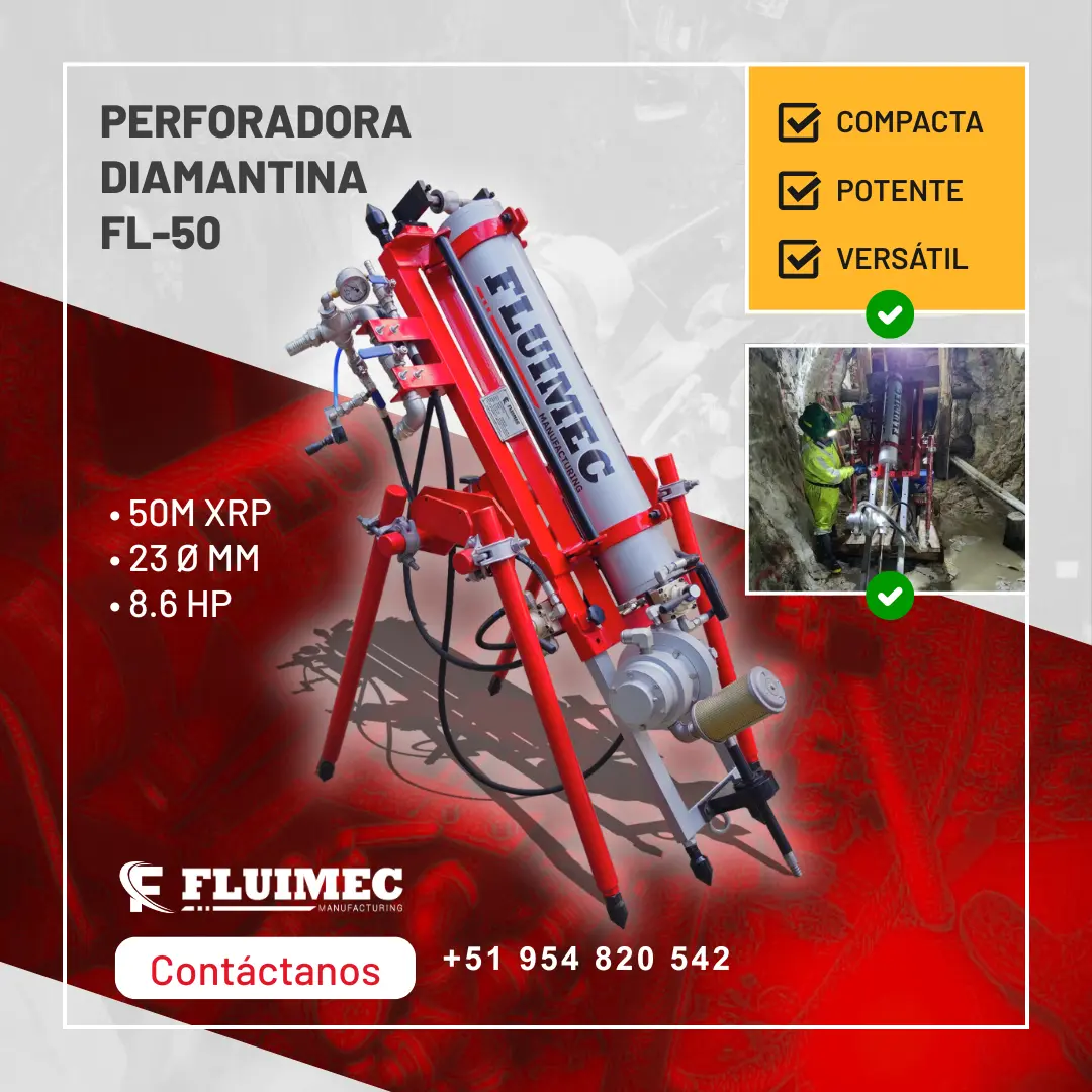 PACKSACK NEUMÁTICA FL-50 EQUIPOS PARA MINERIA 