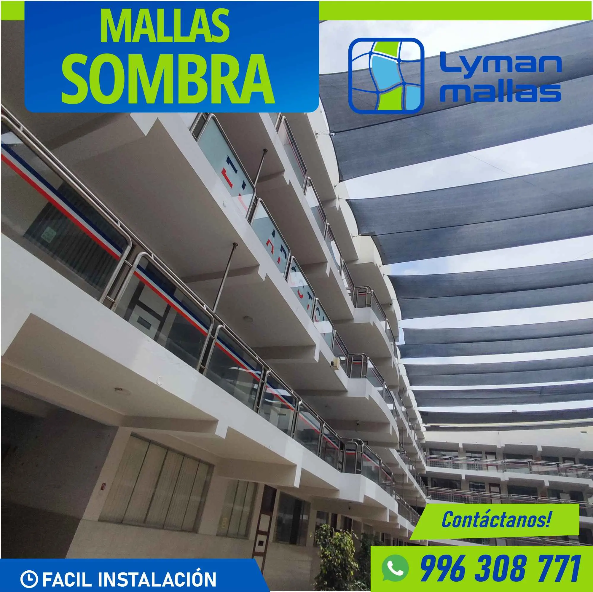 Mallas para sombra Lyman 