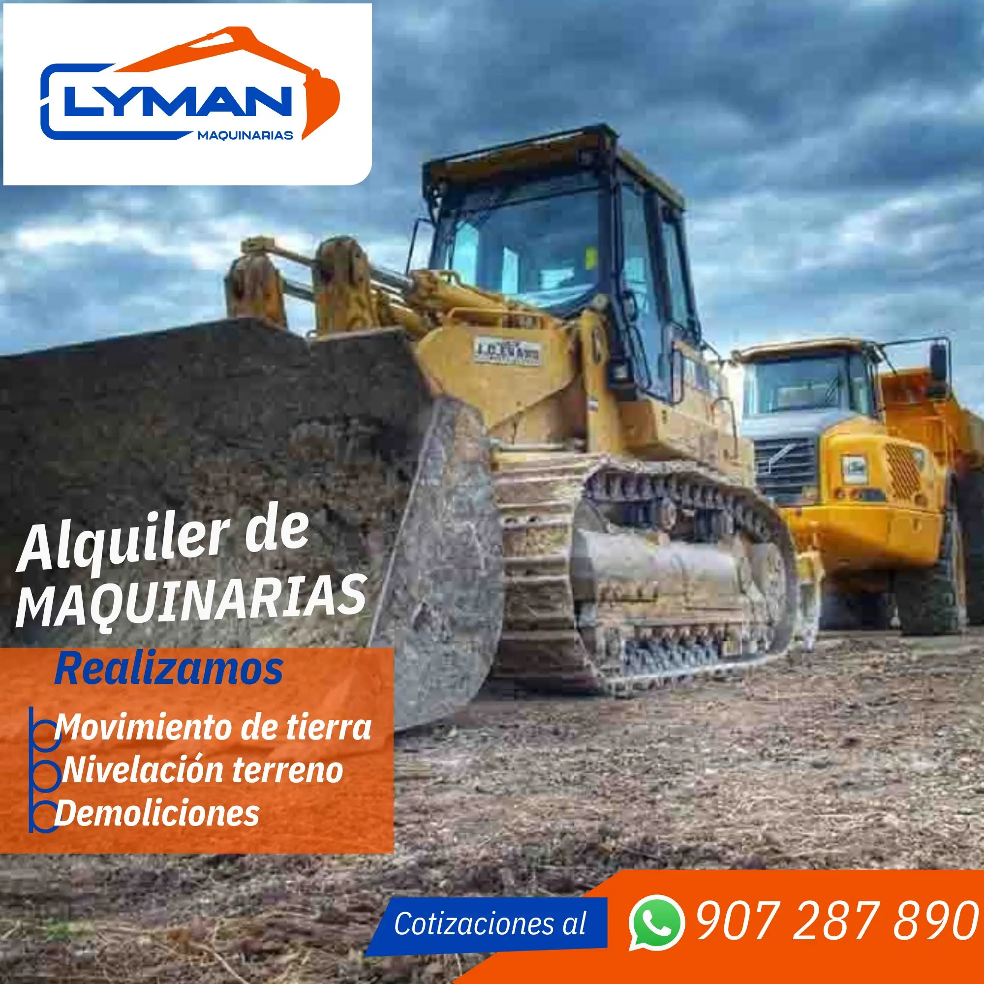 Lyman Maquinarias ofrece servicios de Demolicion 