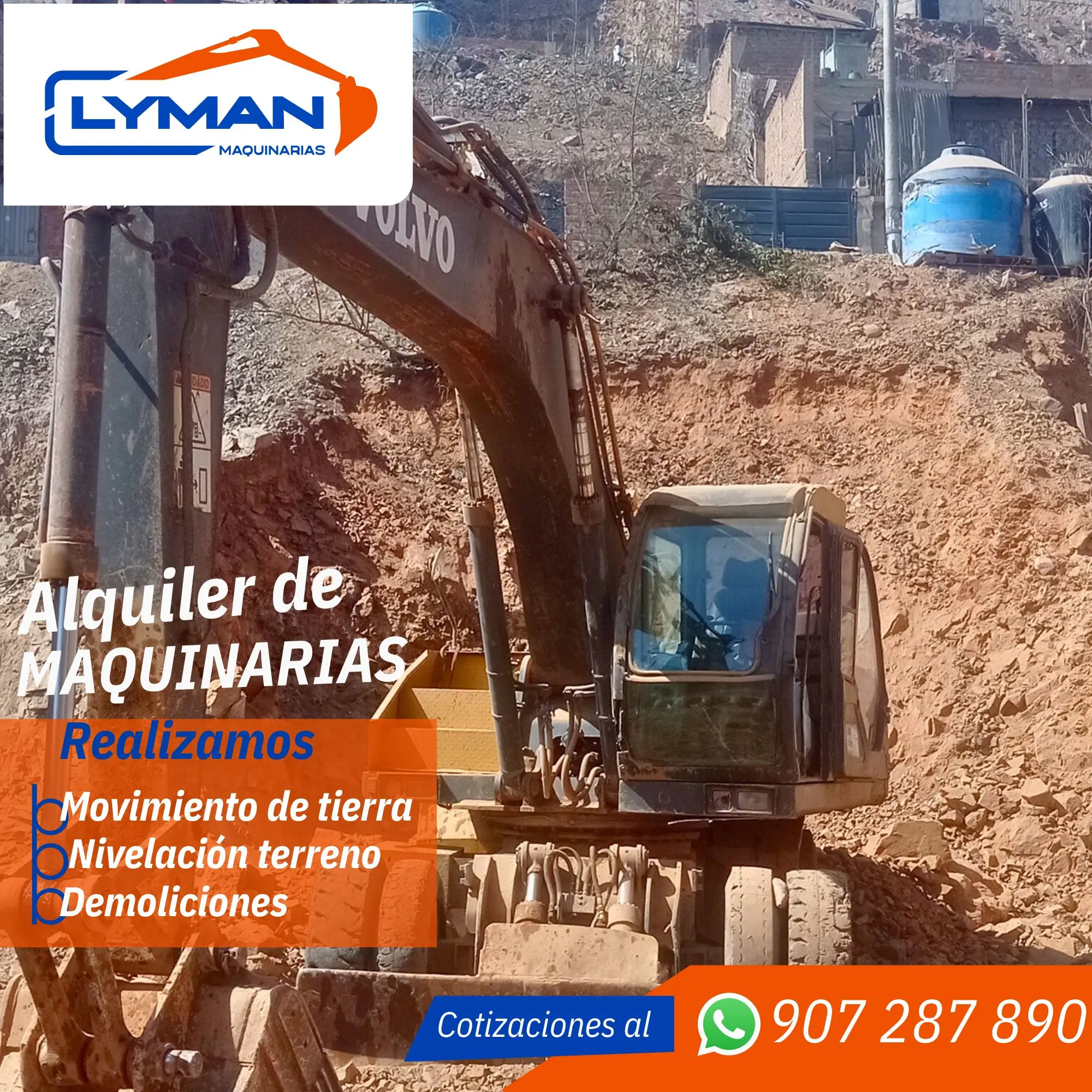 Lyman Maquinarias servicio de Demoliciones