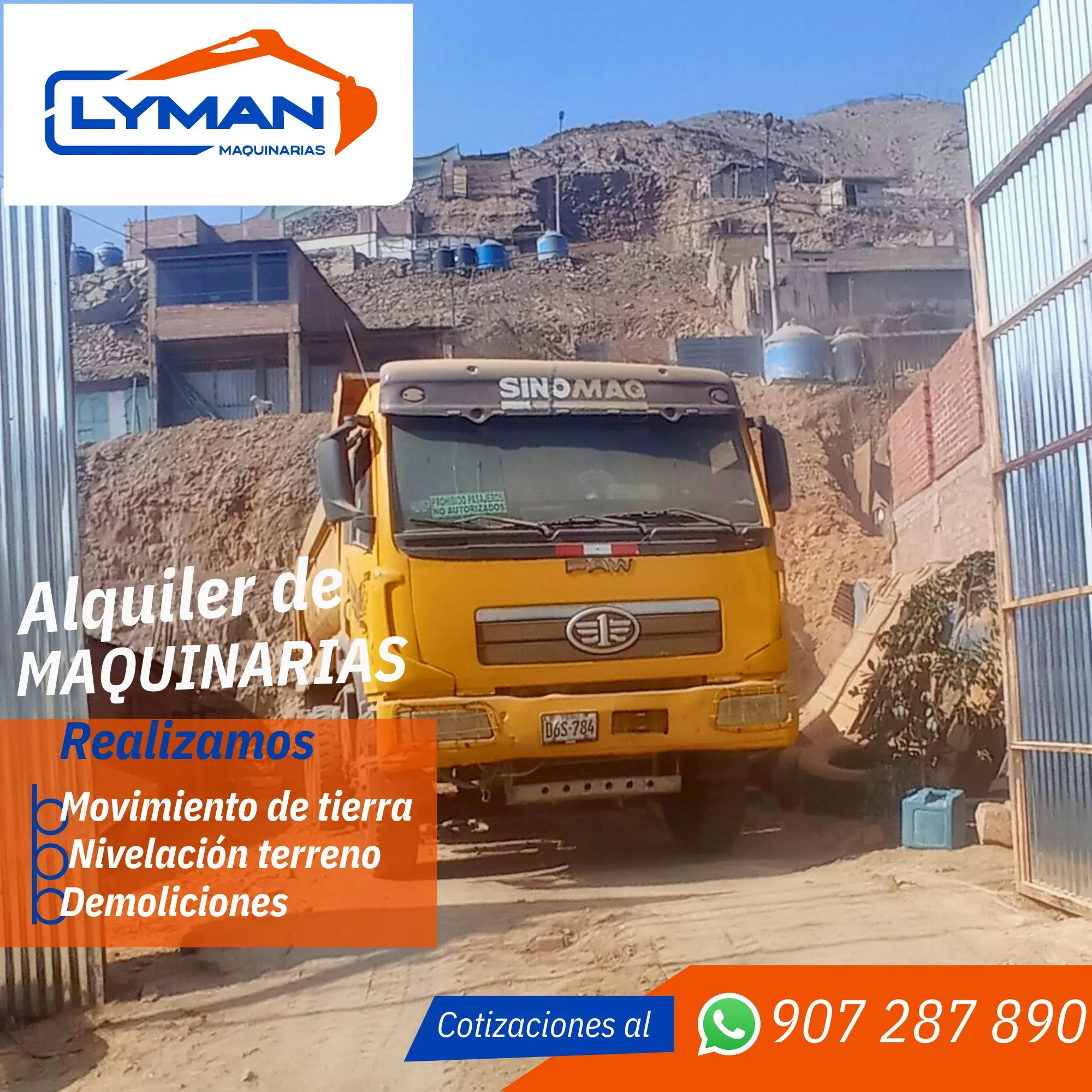 Lyman Maquinarias servicio de Demoliciones