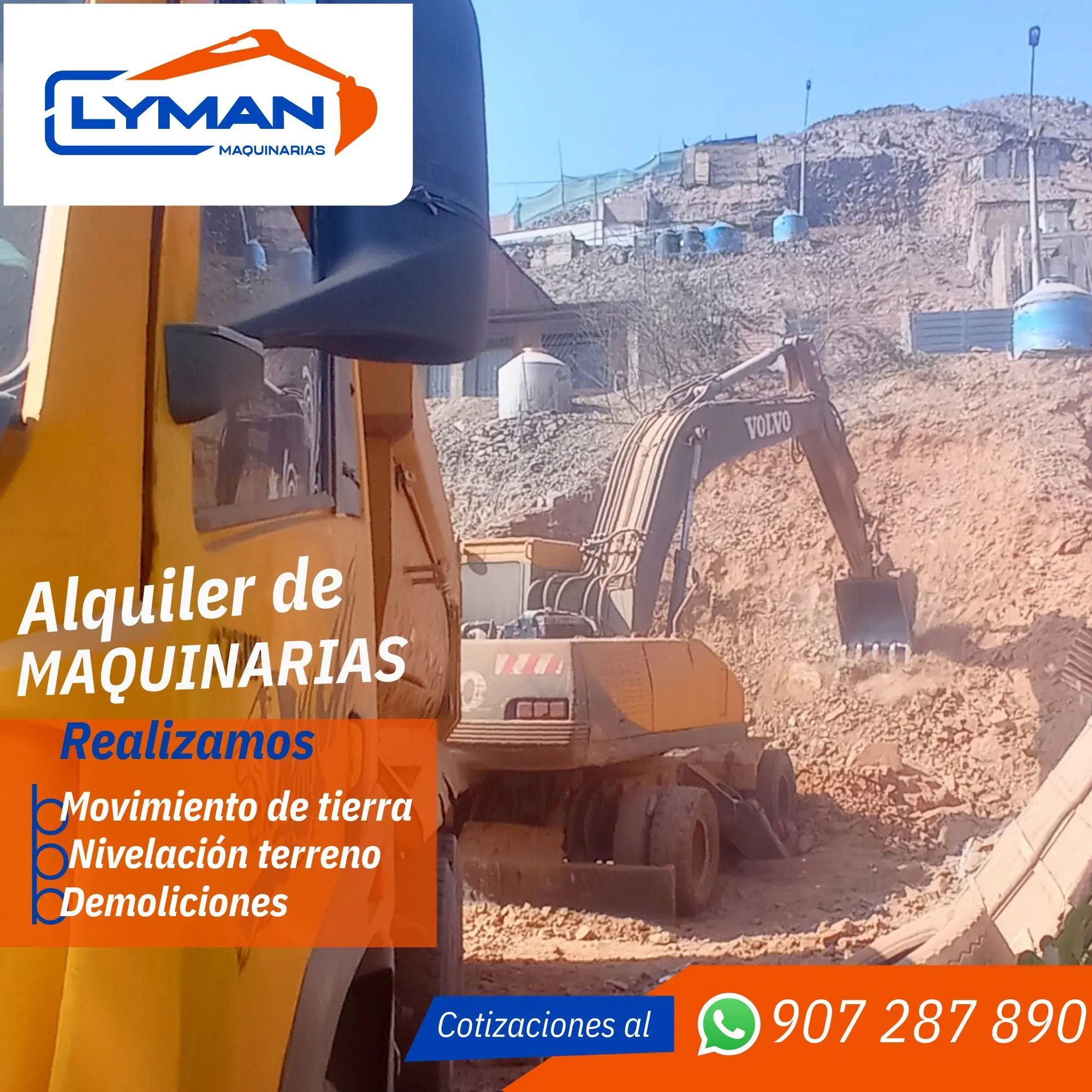 Lyman Maquinarias servicio de Demolicion profesional