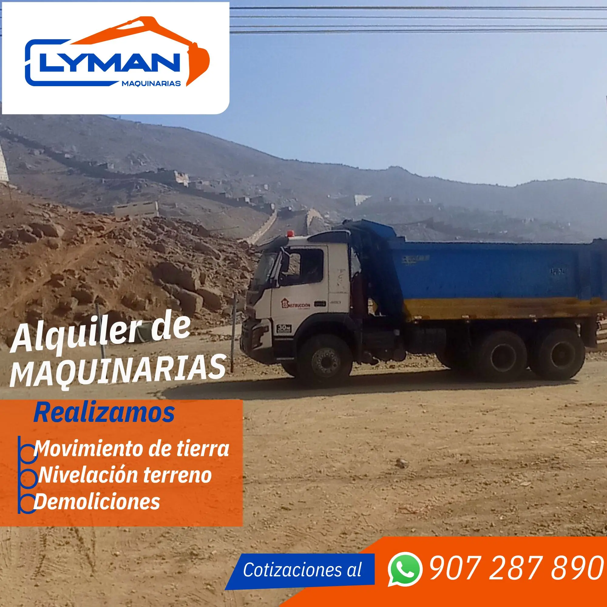 Lyman Maquinarias servicio de Demolicion profesional