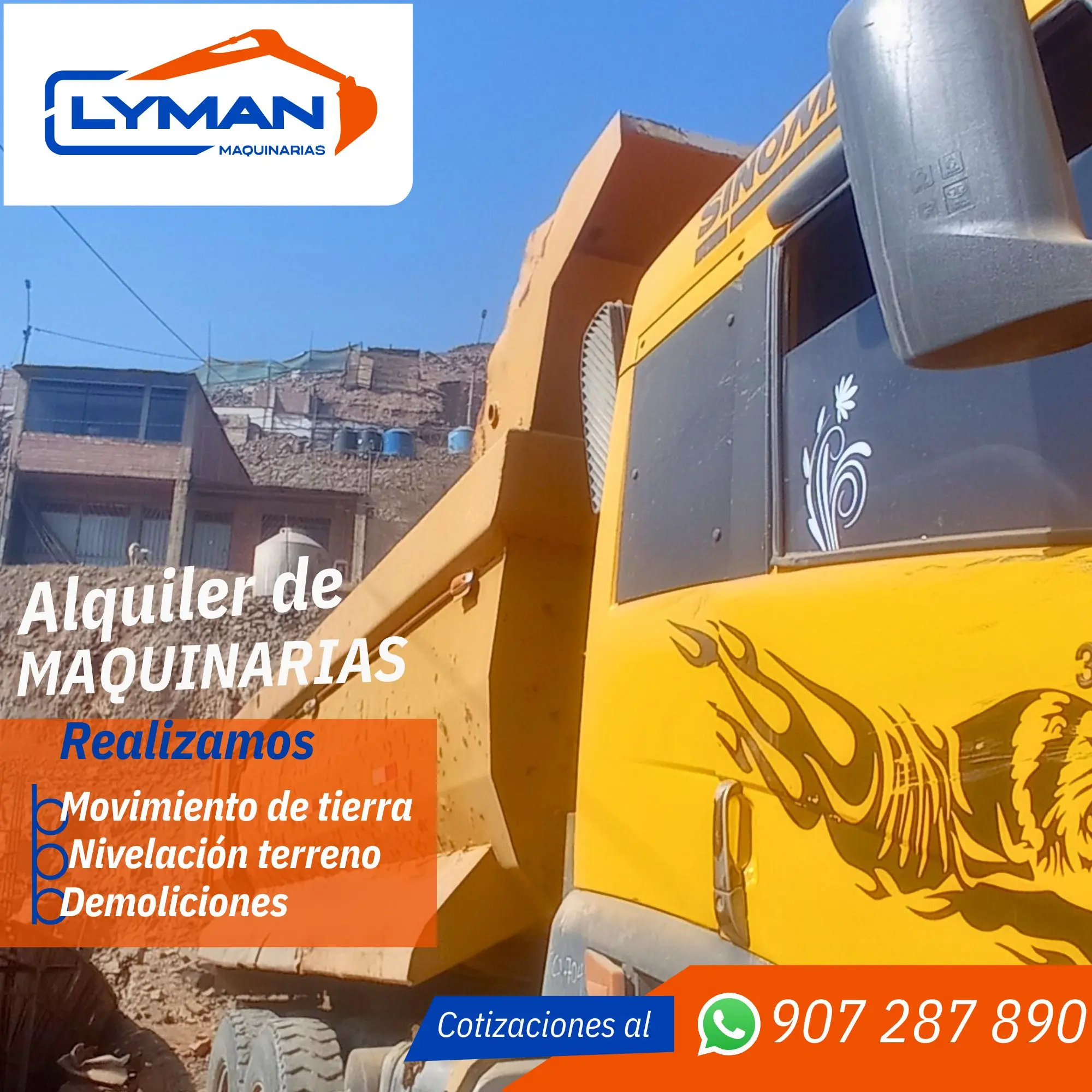 Lyman Maquinarias servicio de Demolicion profesional