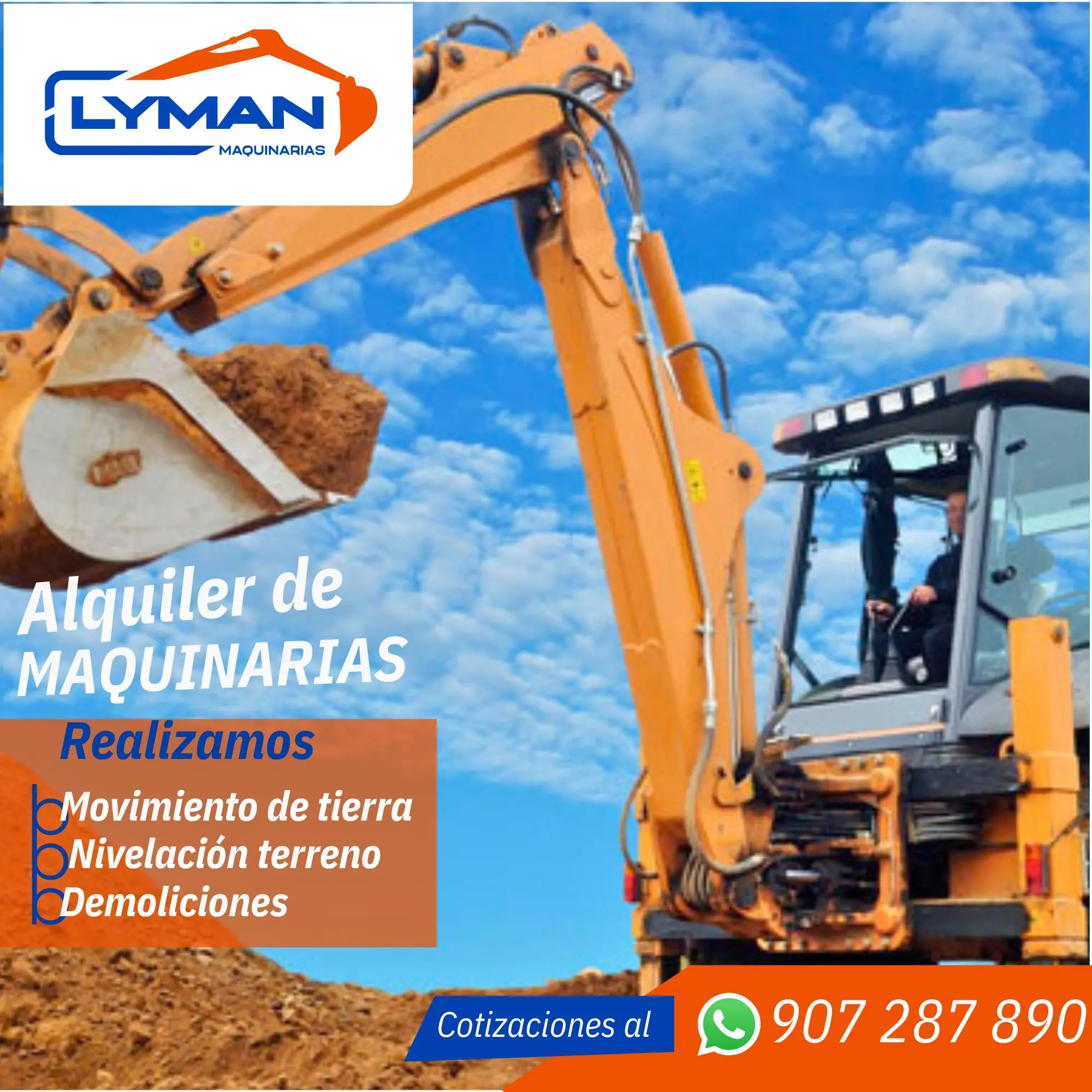 Lyman Maquinarias servicio de Demolicion rapido y eficaz