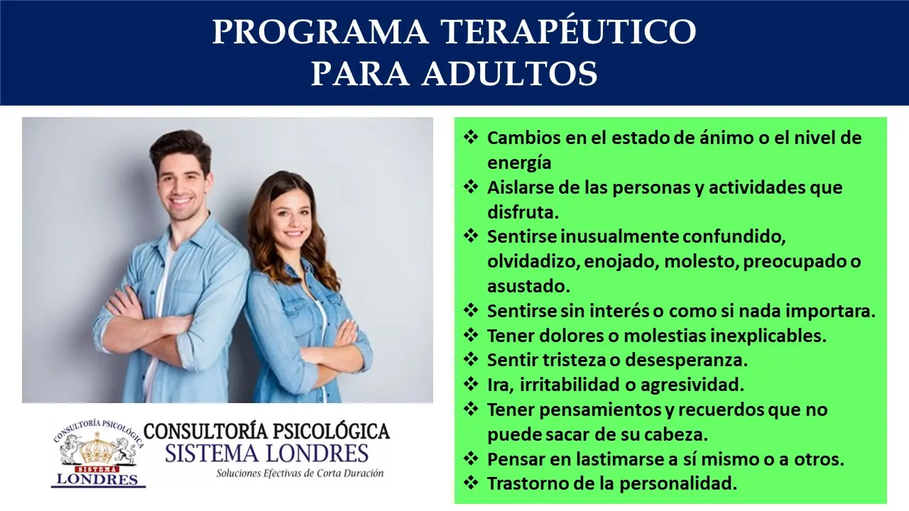 PROGRAMA TERAPEUTICO PARA ADULTOS