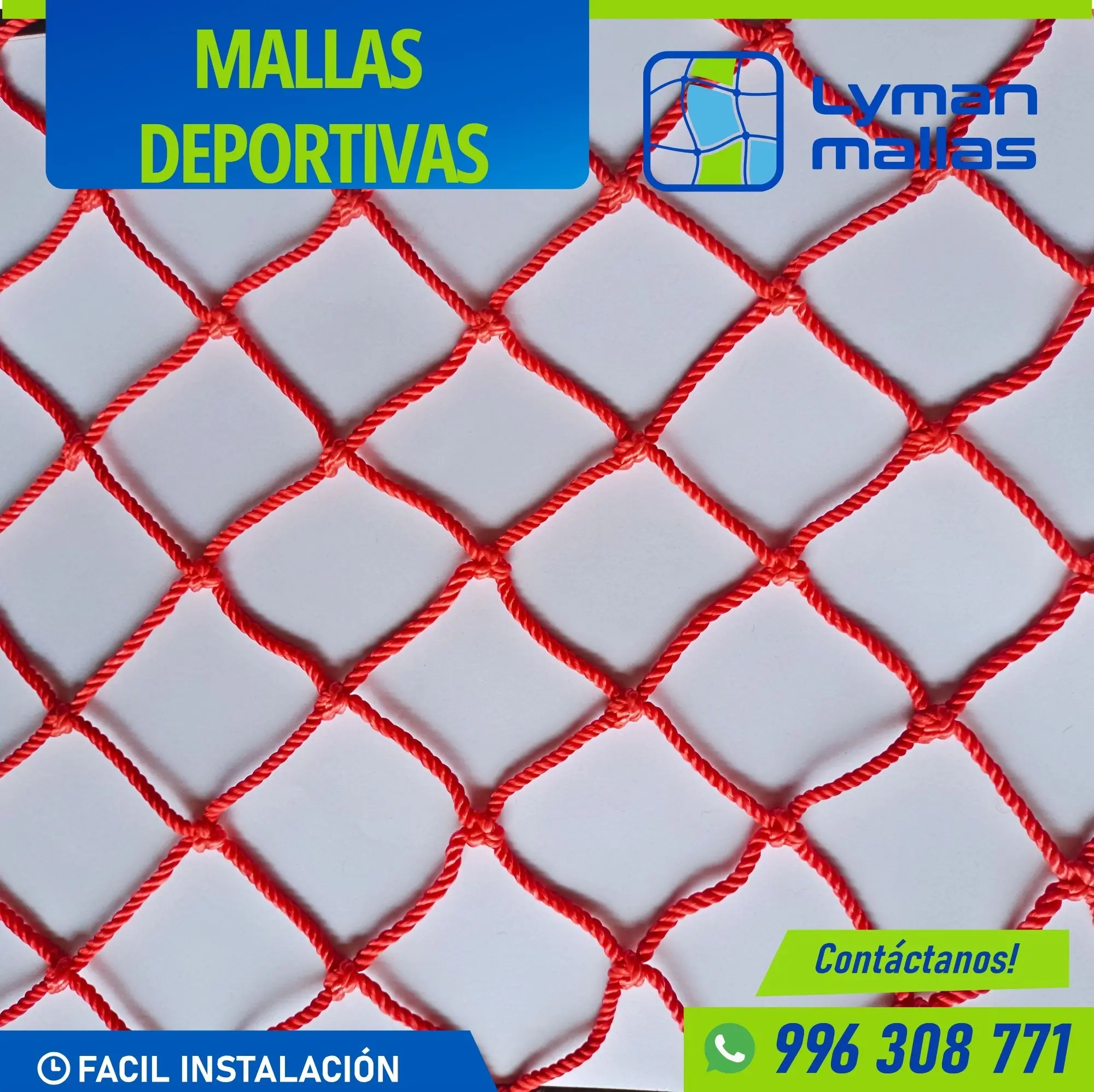 Malla para campo deportivo 