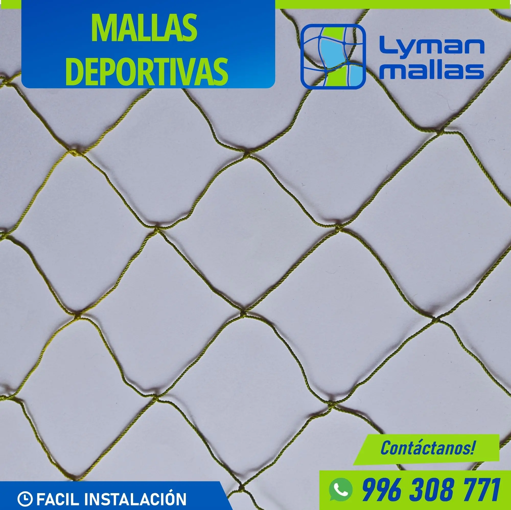 Malla para campo deportivo