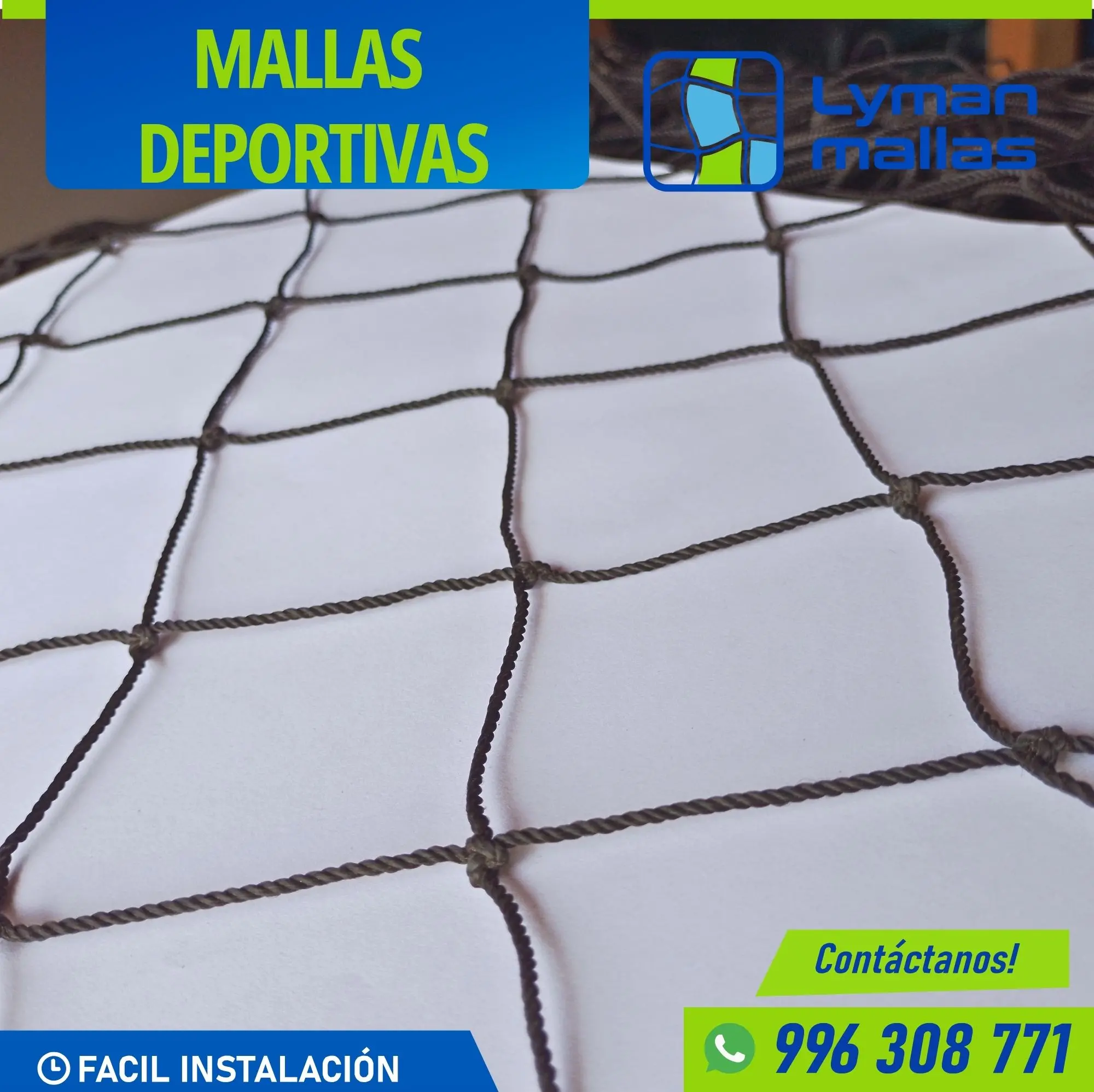 Malla para campo deportivo