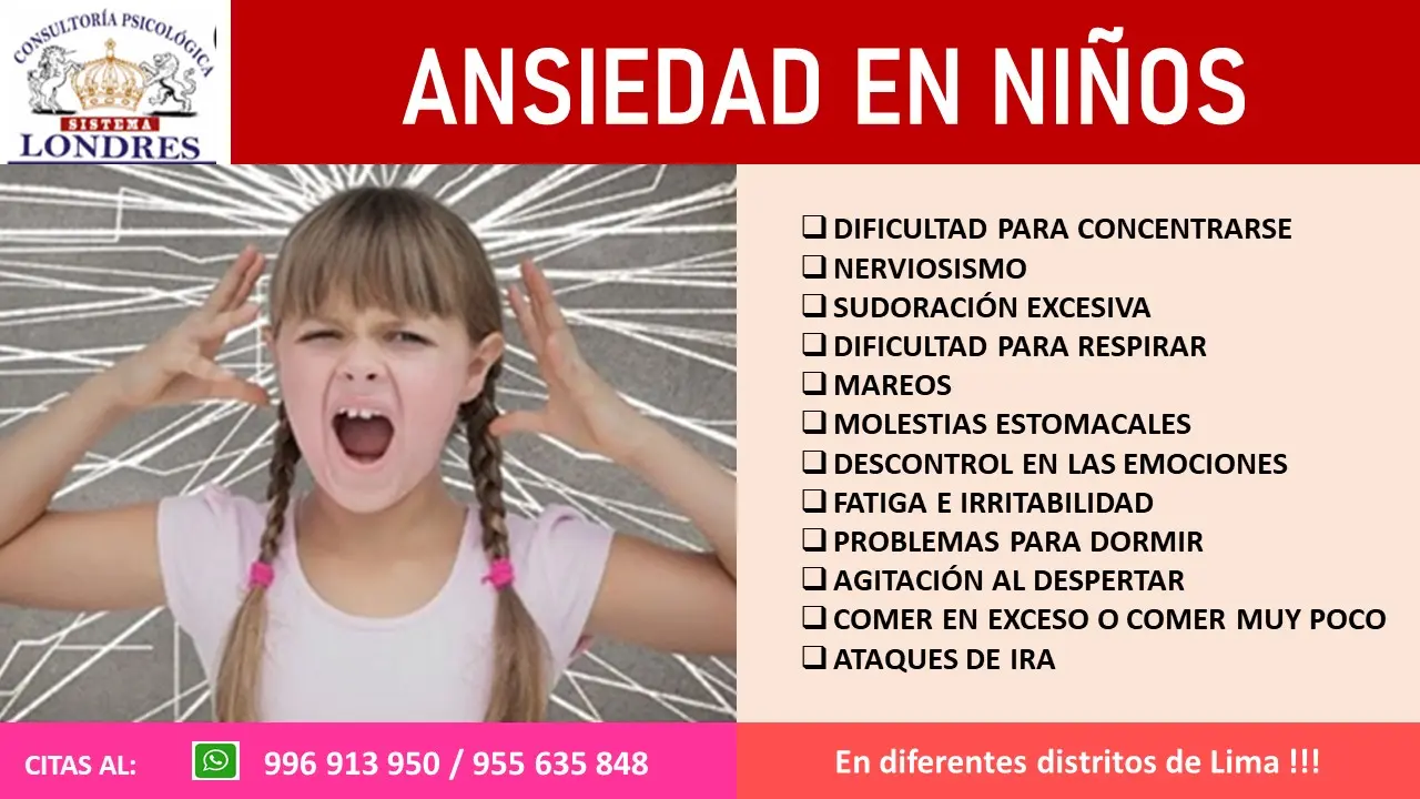 PROGRAMA DE ANSIEDAD PARA NIÑOS