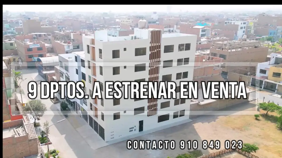 9 DEPARTAMENTOS A ESTRENAR EN VENTA