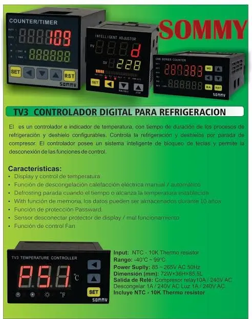 CONTROLADOR DIGITAL DE TEMPERATURA DUAL PID 