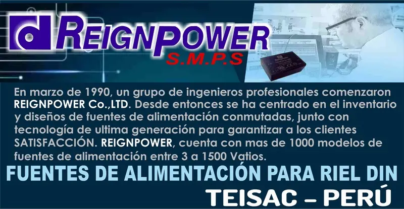 REIGNPOWER FUENTE DE ALIMENTACION RIEL DIN 