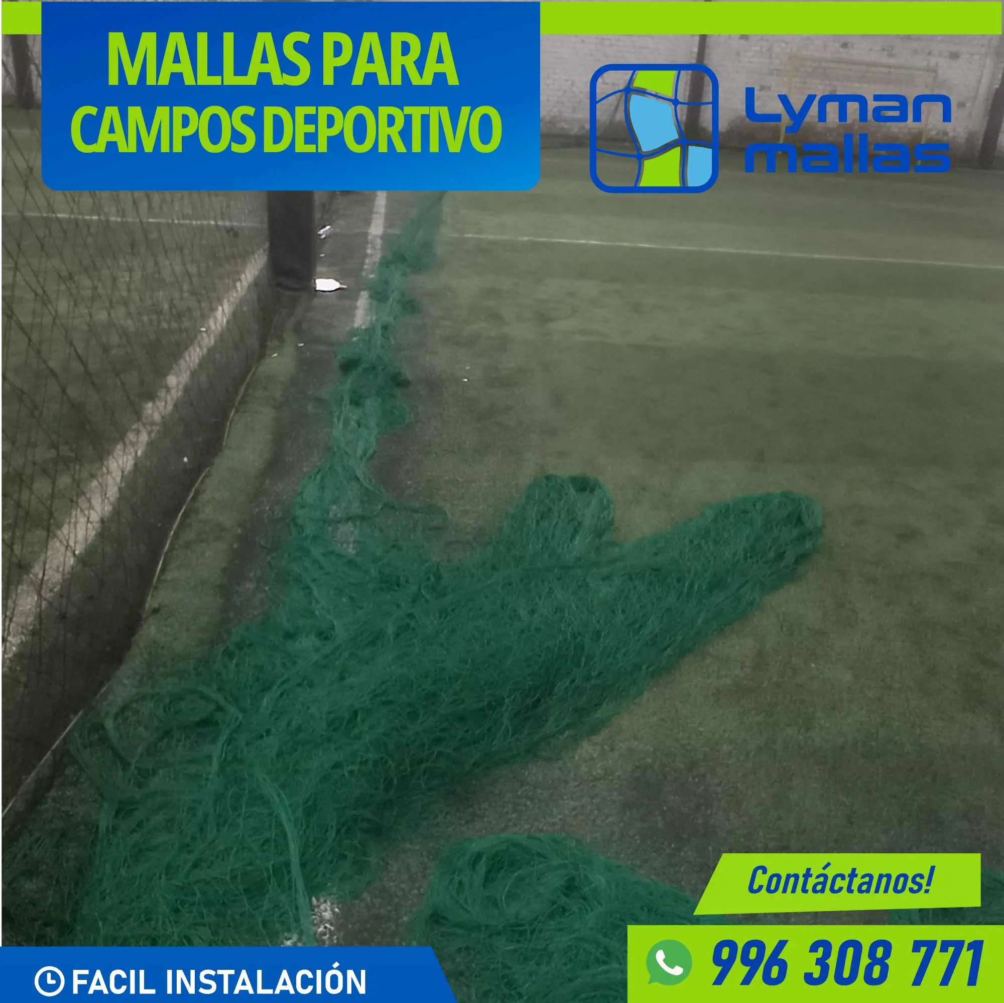 Renueva tu campo con los cercos deportivos de Lyman Mallas 