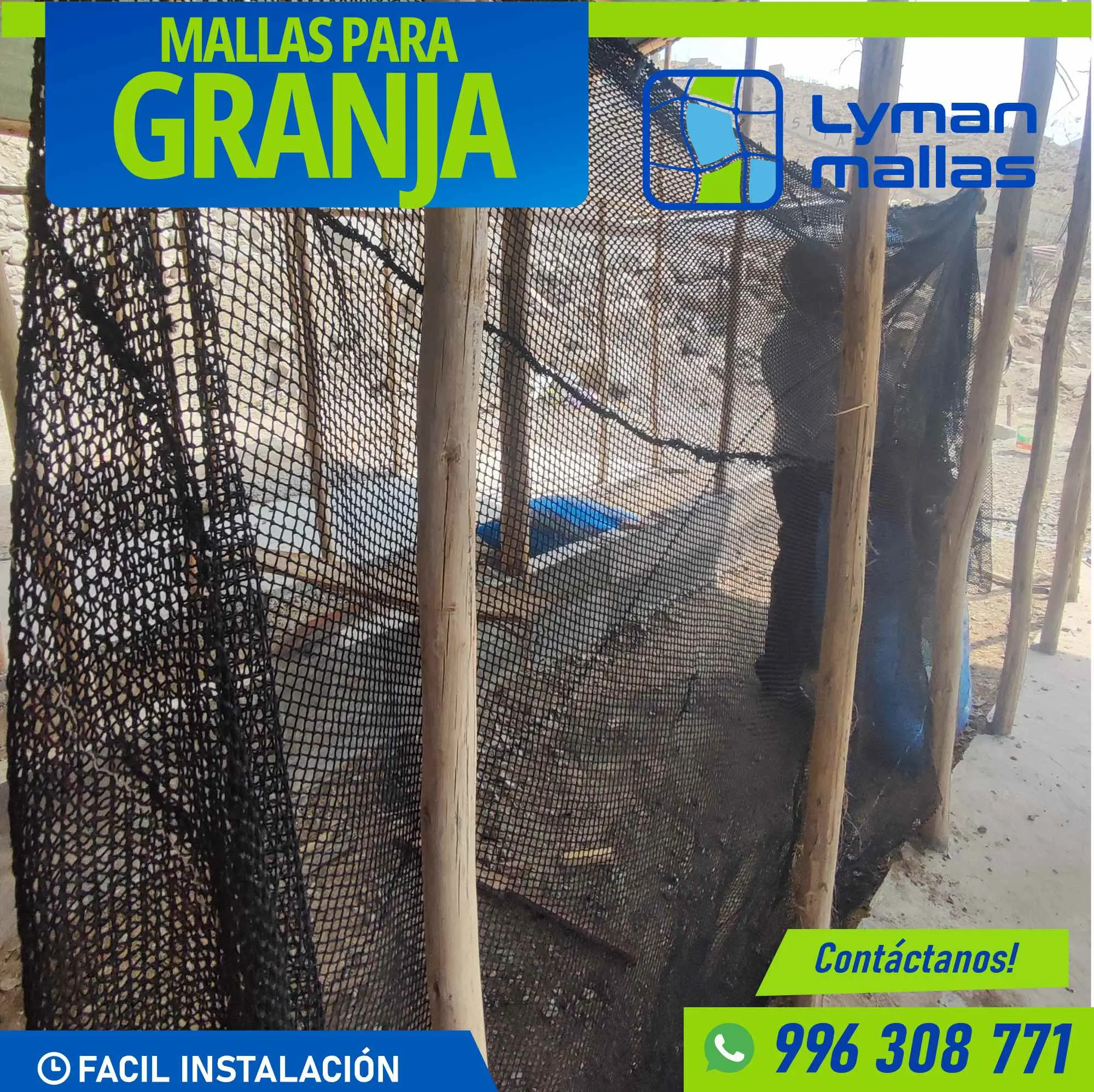 Mallas de calidad para el cuidado de tu granja con Lyman Mallas 