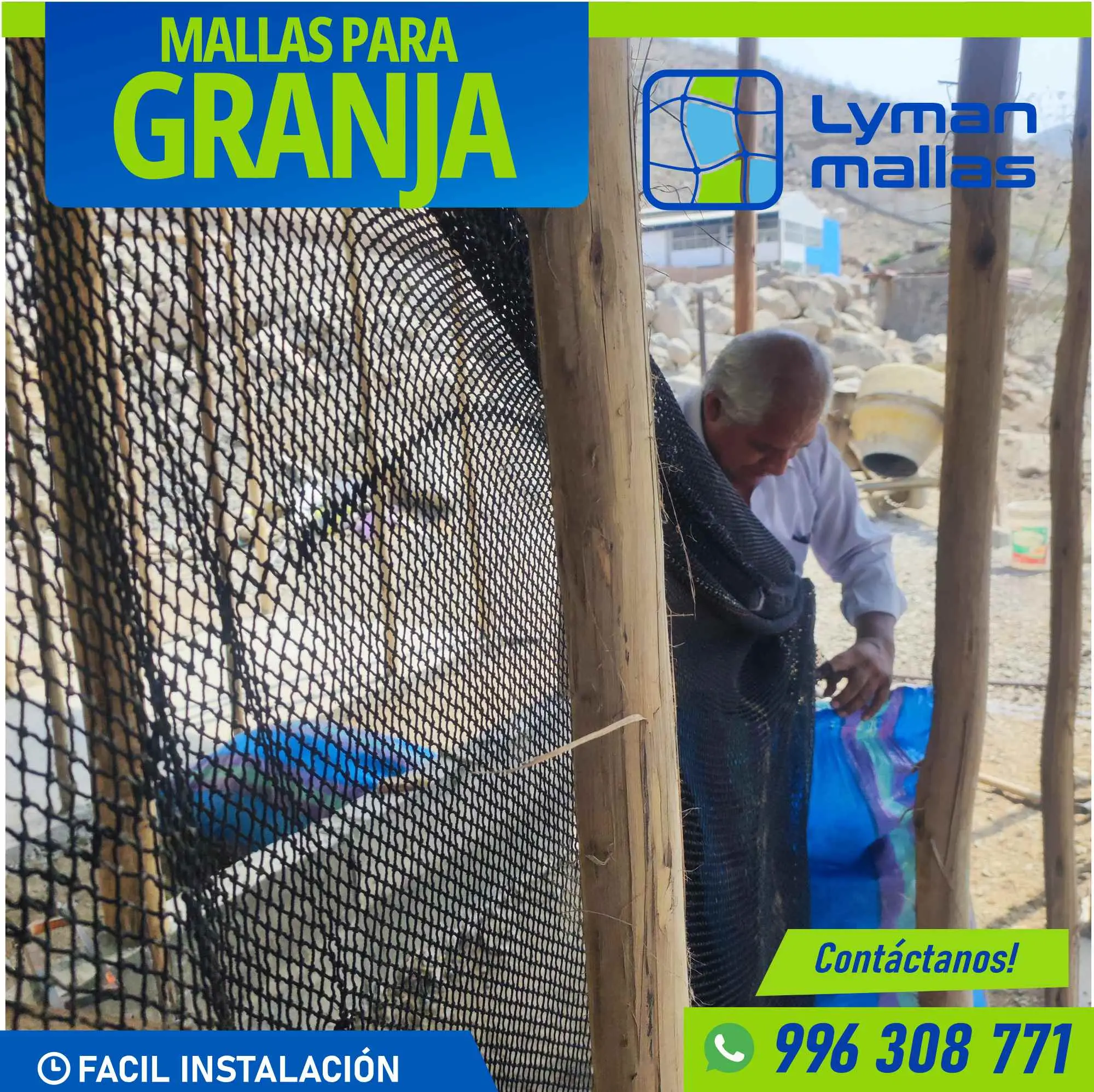 La mejor protección para tu granja está en Lyman Mallas 