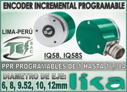 LIKA CODIFICADOR INCREMENTAL ENCODER PROGRAMABLES TEISAC