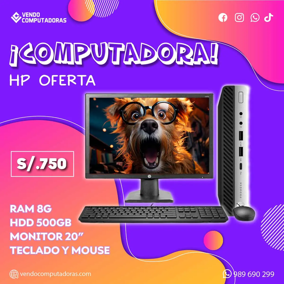  PC CORE I5 MONITOR A PRECIO EXCLUSIVO 