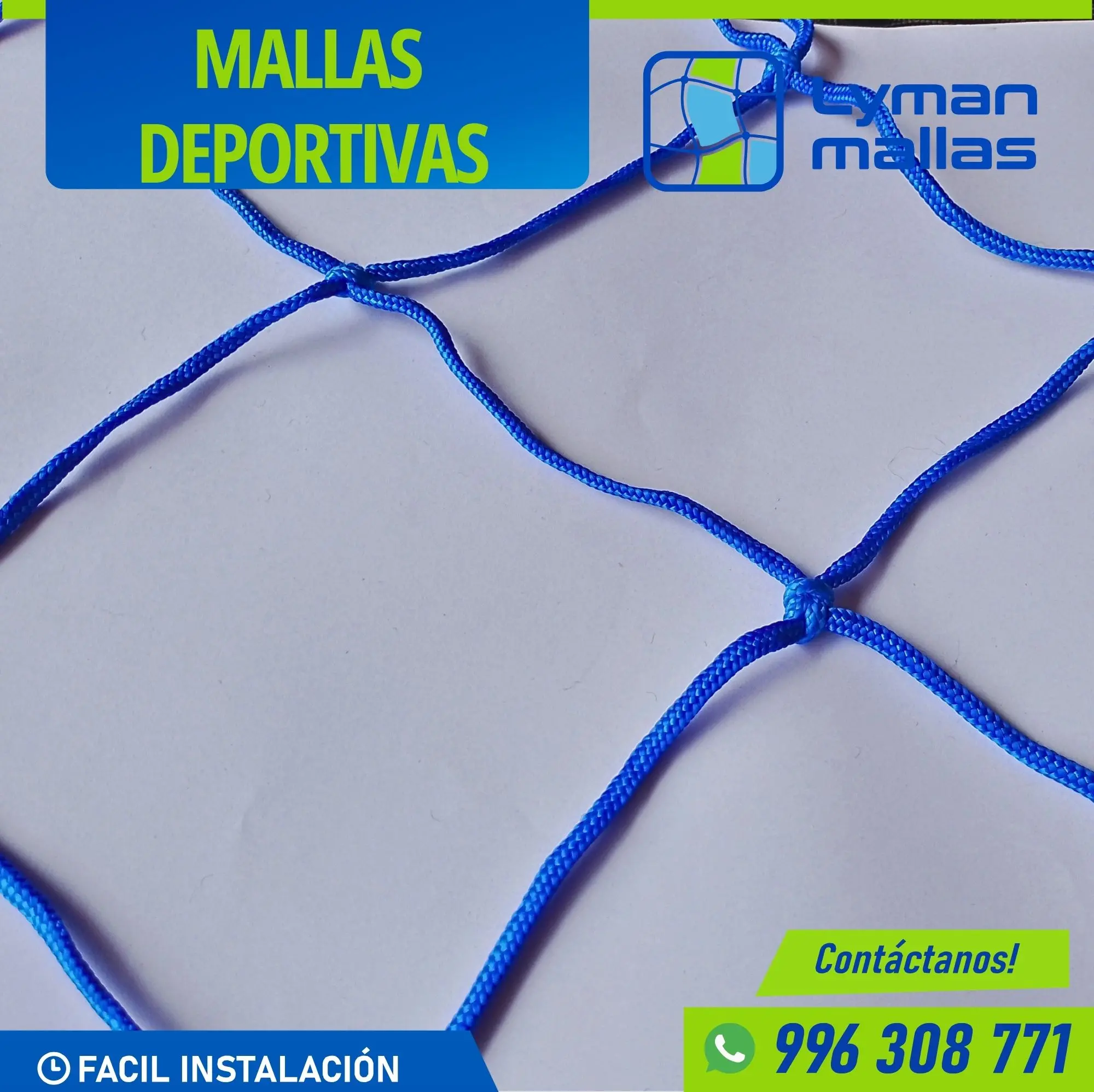  Lyman Mallas Malla Deportiva para Canchas Seguras y Profesionales 