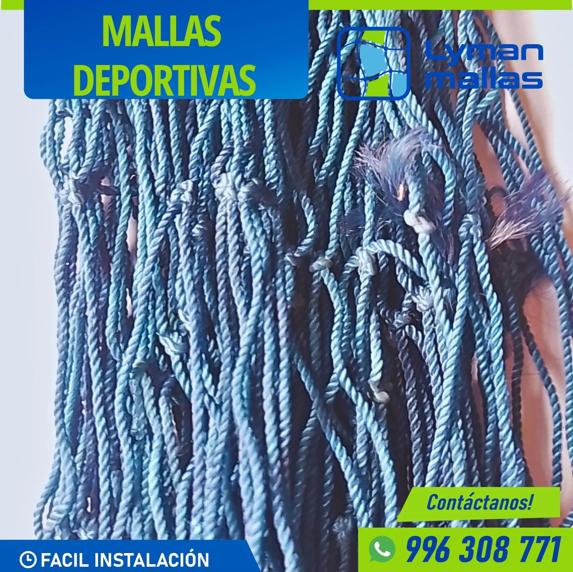  Lyman Mallas Malla Deportiva para Canchas Seguras y Profesionales 