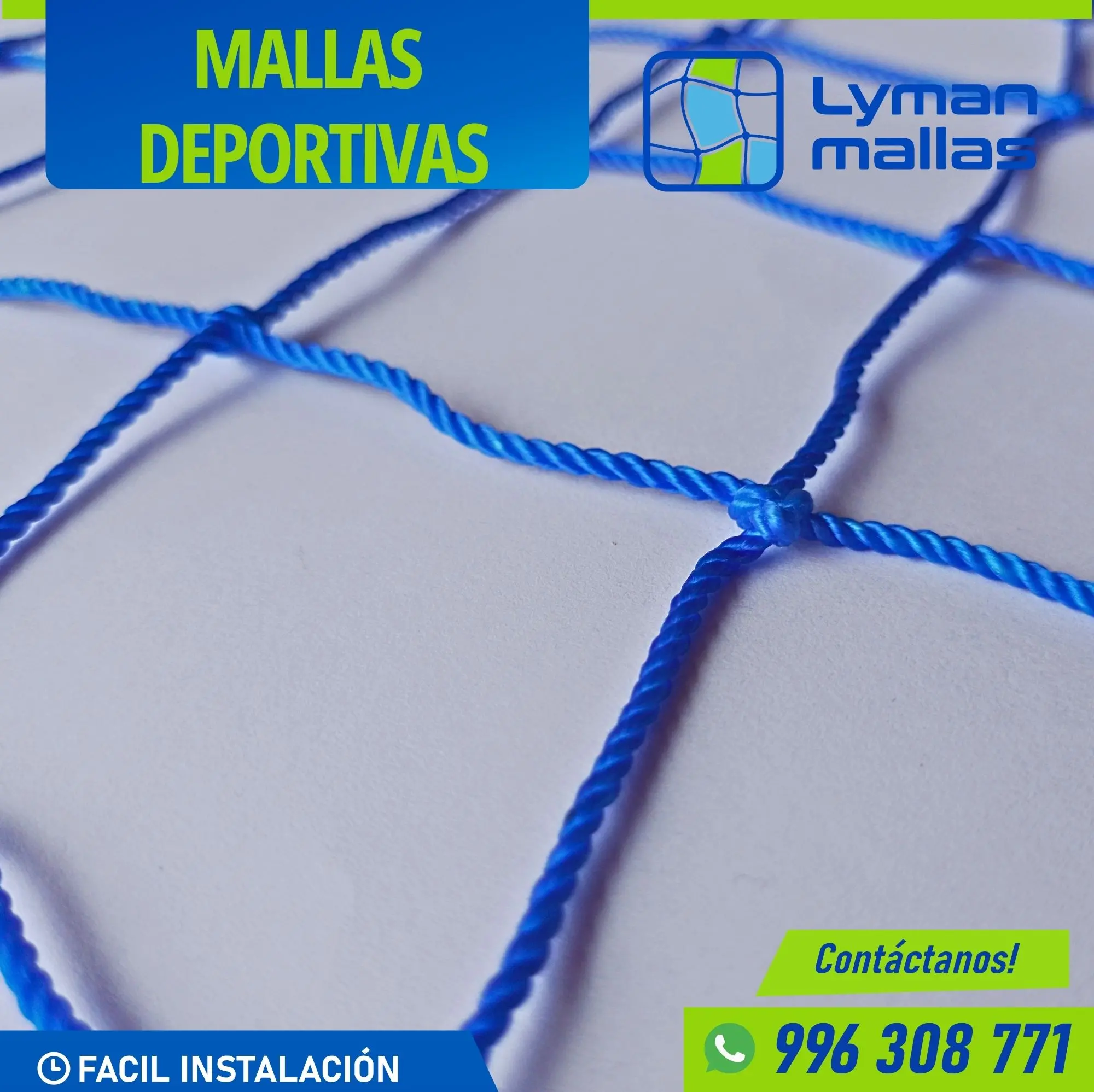  Lyman Mallas Malla Deportiva para Canchas Seguras y Profesionales 