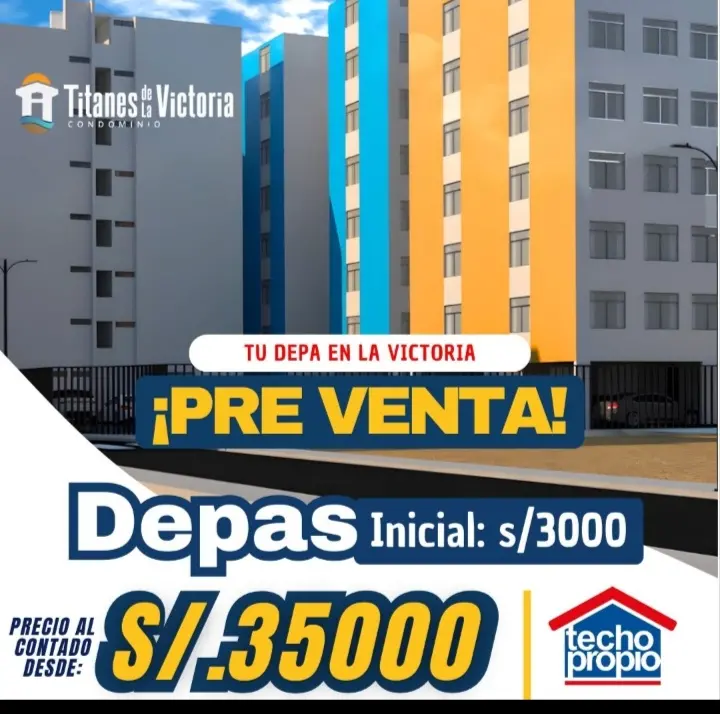 Departamentos en la victoria y pimentel 