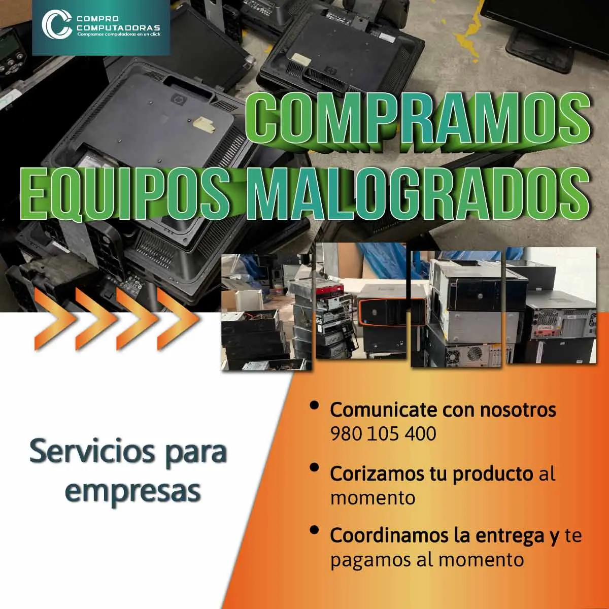 SERVICIO DE COMPRA DE COMPUTADORAS EN DESUSO EN LIMA