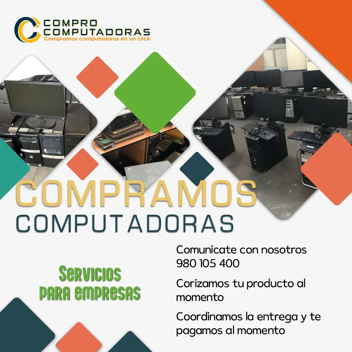 COMPRA DE COMPUTADORAS VIEJAS RECIBE PAGO RÁPIDO