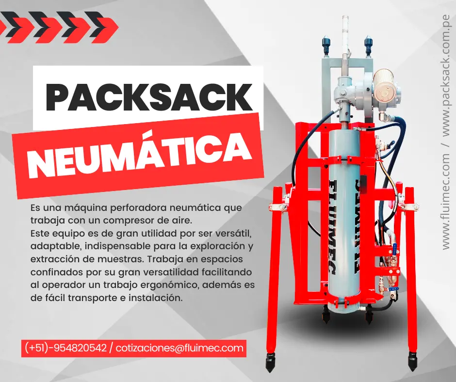 PACKSACK NEUMÁTICA FL50 trabajos en superficie 