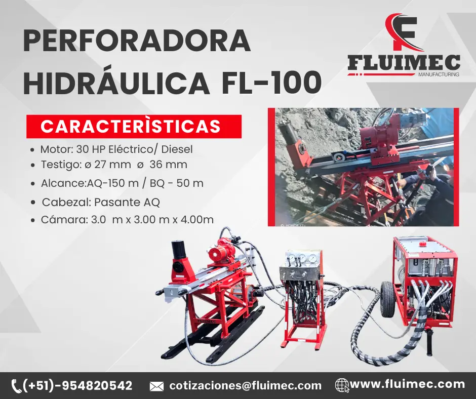 PAC KSACK DIAMANTINA FL-100 Operaciones mineras