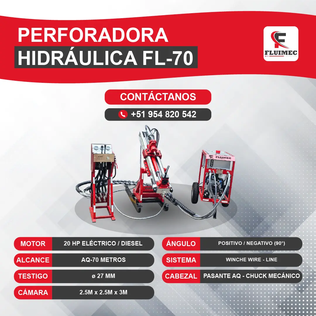 PACKSACK HIDRAULICA FL- 70 Operaciones mineras