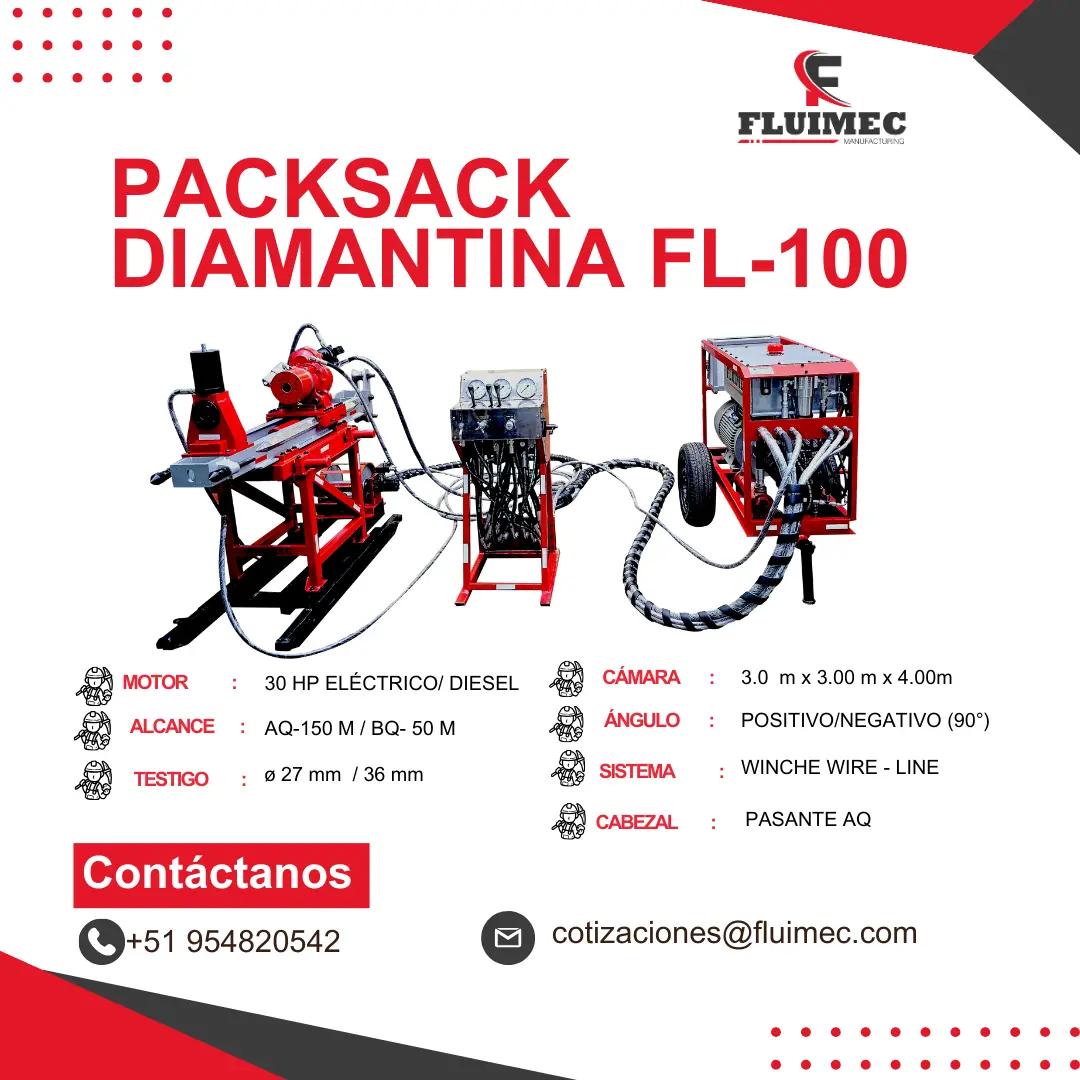 PAC KSACK DIAMANTINA FL-100 ubicación de vetas 