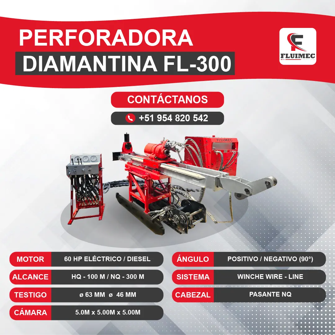 PACKSACK DIAMANTINA FL - 300 equipo para industria minera 