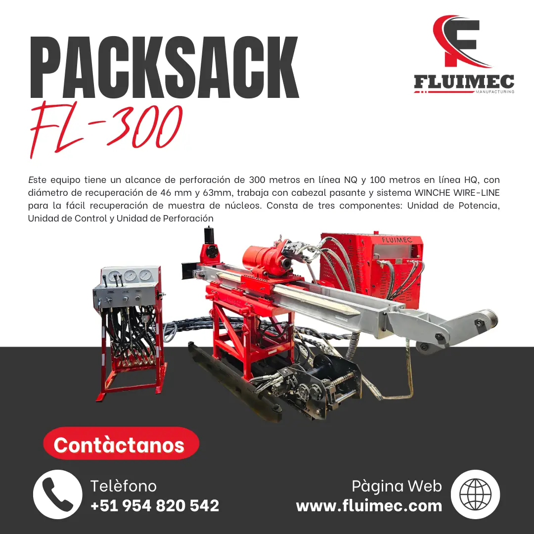 PACKSACK DIAMANTINA FL - 300 trabajos en superficie 