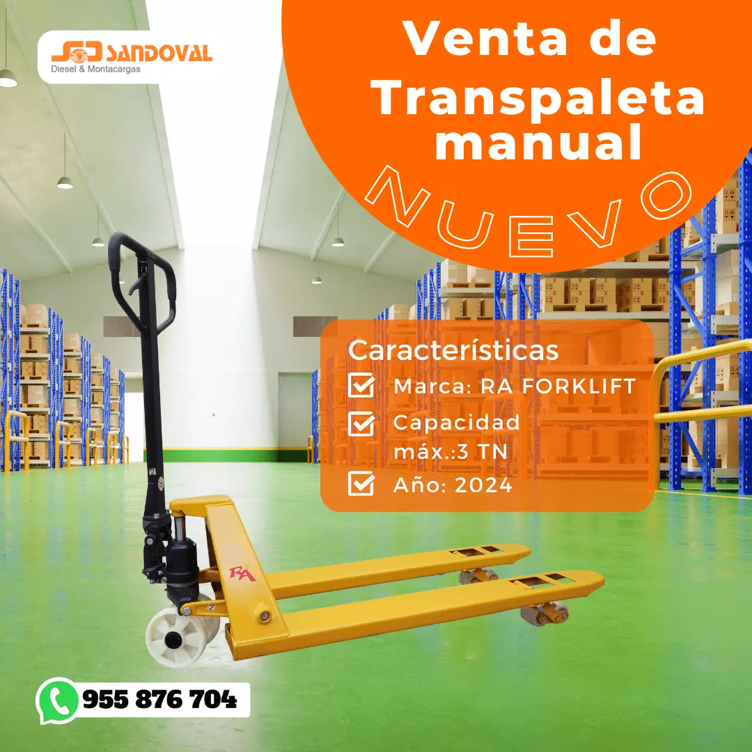 VENTA DE TRANSPALETAS MANUALES