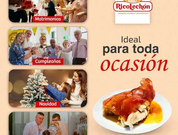 Lechon Horneado No te quedes sin el tuyo 