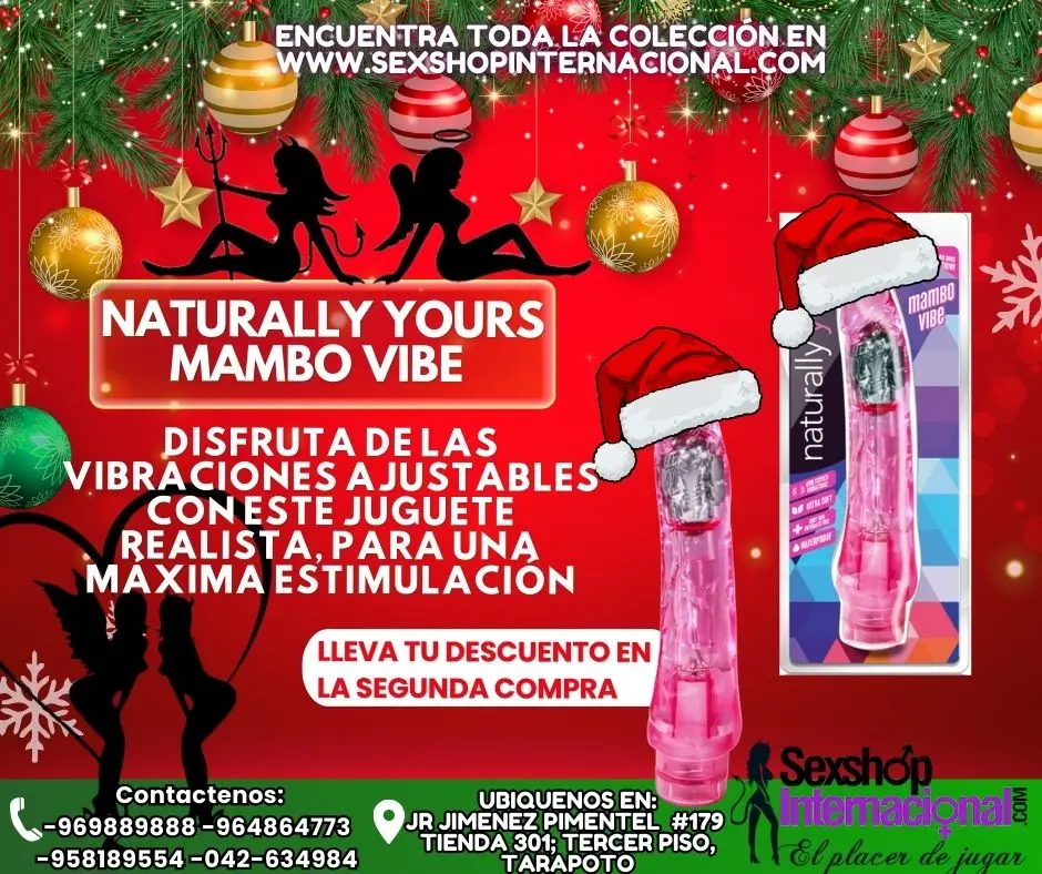 NATURALLY YOURS MAMBO VIBE VIBRADOR SEMIREALISTICO