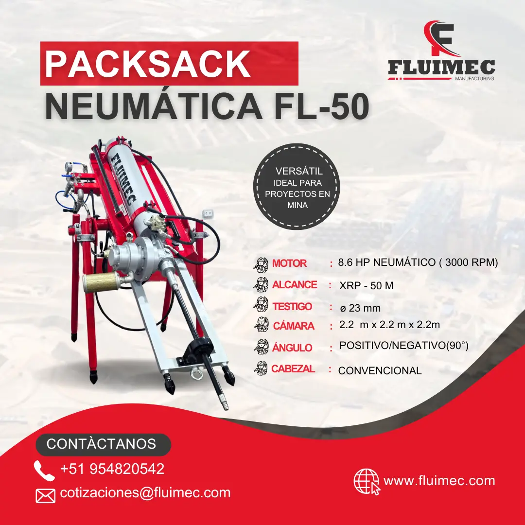 PACKSACK NEUMATICA FL-50 trabajos en superficie 
