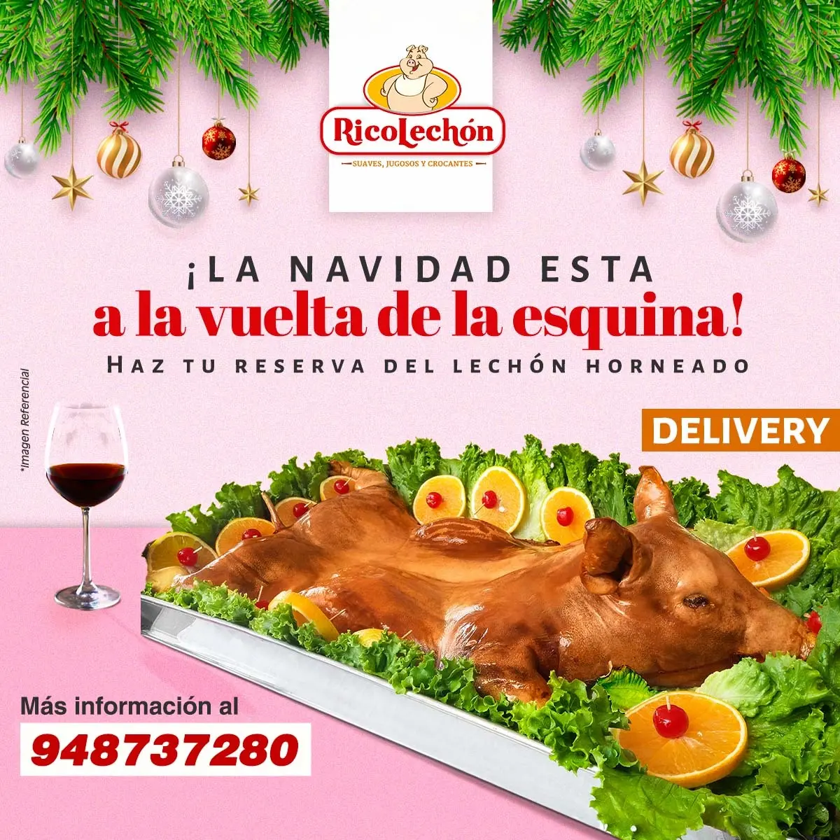 El lechon más delicioso esta en Ricolechon 