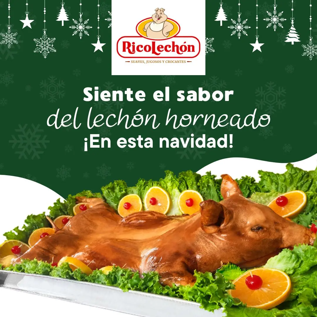 Esta Navidad regala un Ricobaby Lechón Horneado y que tu cena navideña sea deliciosa