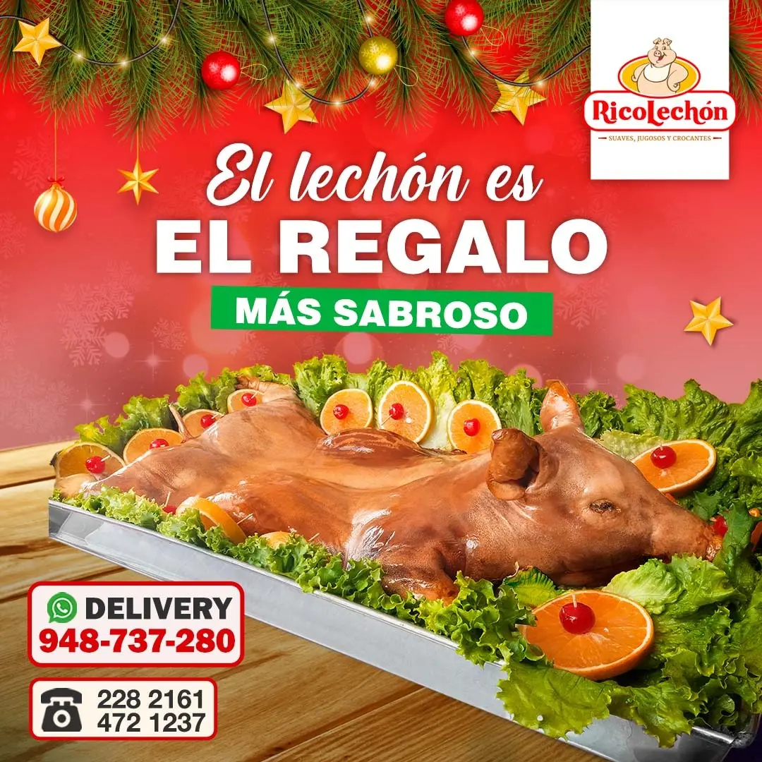 El lechon es el regalo más sabroso